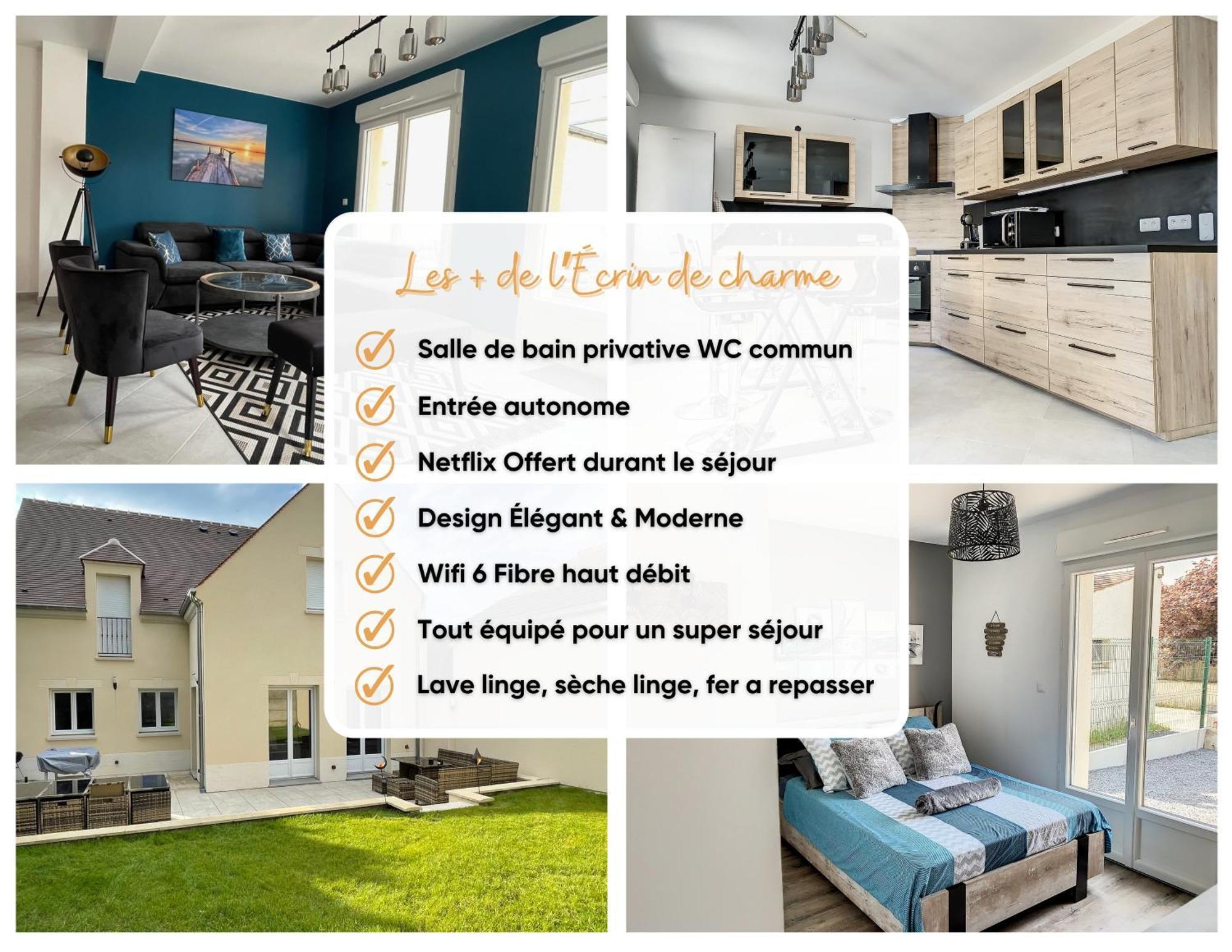 Chambre Songe Dans Maison Au Calme Compiègne Exteriör bild